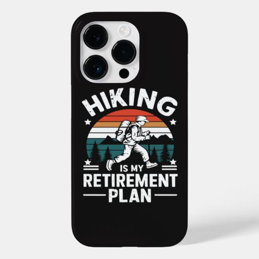 Wander-Rentnerplan Lustiger Spruch Case-Mate iPhone Hülle (Rückseite)