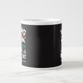 Wander-Rentnerplan Lustiger Spruch Jumbo-Tasse (Vorderseite)