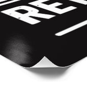 Wander-Rentnerplan lustiger Spruch Poster (Ecke)