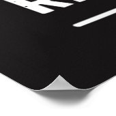 Wander-Rentnerplan Lustiger Spruch Poster (Ecke)