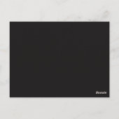 Wander-Rentnerplan Lustiger Spruch Postkarte (Rückseite)