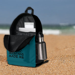 Wander-Rucksack mit lustigem Wander-Zitat Bedruckter Rucksack