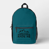 Wander-Rucksack mit lustigem Wander-Zitat Bedruckter Rucksack (Vorderseite)