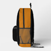 Wander-Rucksack Modern Mountain orange Bedruckter Rucksack (Rechts)