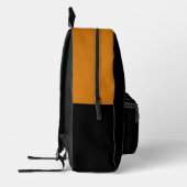 Wander-Rucksack Modern Mountain orange Bedruckter Rucksack (Links)