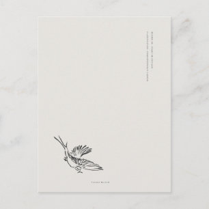 Wander-Schwalbe - Archiv der Menagerie des Naturfo Postkarte