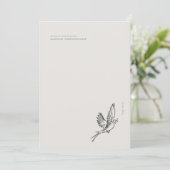 Wander-Schwalbe - Introvert Vintage-Flatcard (Stehend Vorderseite)