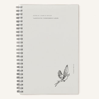 Wander-Schwalbe - Naturalist Menagerie Archiv Notizblock