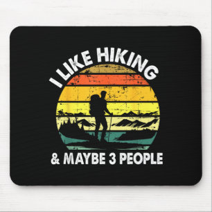 Wander-T-Shirt für Männer Frauen Outdoor-Wanderer  Mousepad