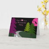 Wander-volle Liebe 2 Karte (Gelbe Blume)