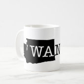 Wander Washington Staat Tasse (Vorderseite Links)
