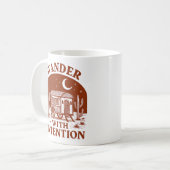 Wander With Intention Wüstenwagen-Abenteuer Kaffeetasse (Vorderseite Links)