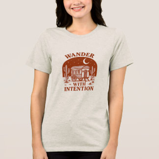Wander With Intention Wüstenwagen-Abenteuer Tri-Blend Shirt