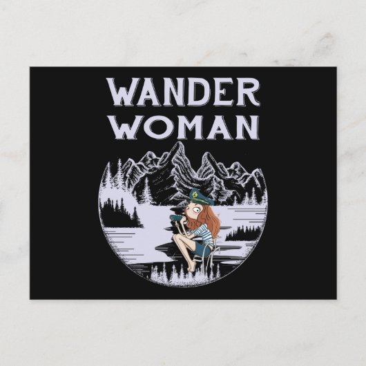 Wander Woman Postkarte (Vorderseite)