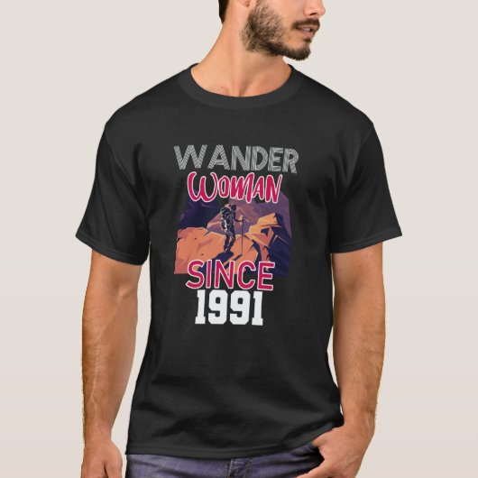 Wander woman since 1991 T-Shirt (Vorderseite)