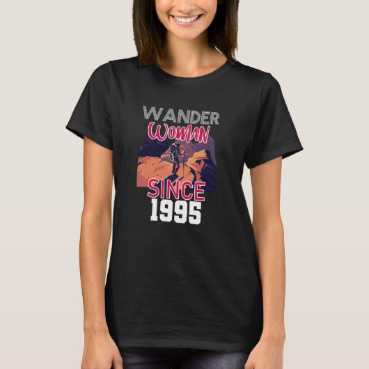 Wander woman since 1995 T-Shirt (Vorderseite)