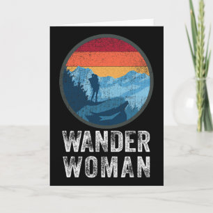 Wander Woman Vintage Take A Hike Bergsteigen Wande Karte