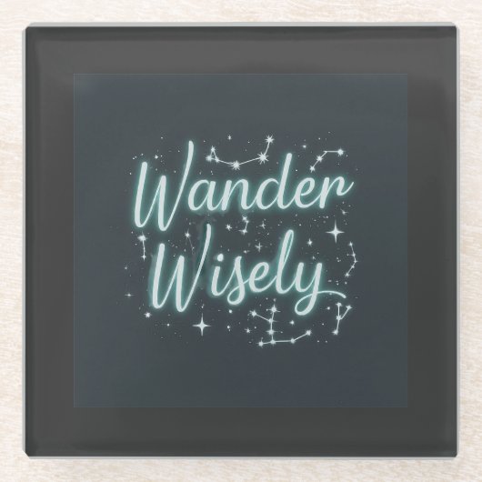 Wander Wwise Glasuntersetzer (Vorderseite)