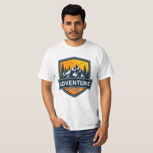 Wanderabenteuer erleben T-Shirt (Vorne ganz)