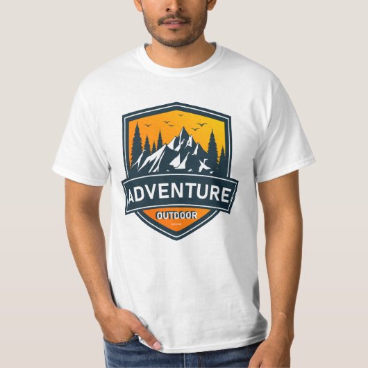 Wanderabenteuer erleben T-Shirt (Vorderseite)