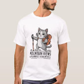 Wanderabenteuerkat T-Shirt (Vorderseite)