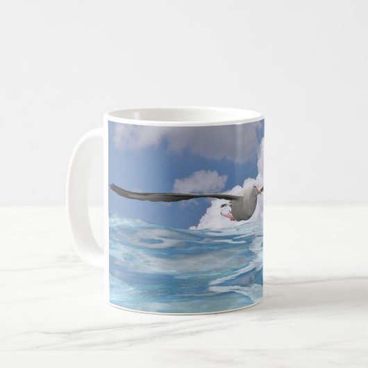 Wanderalbatross Kaffeetasse (Vorderseite Links)