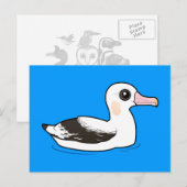 Wanderalbatross Postkarte (Vorne/Hinten)