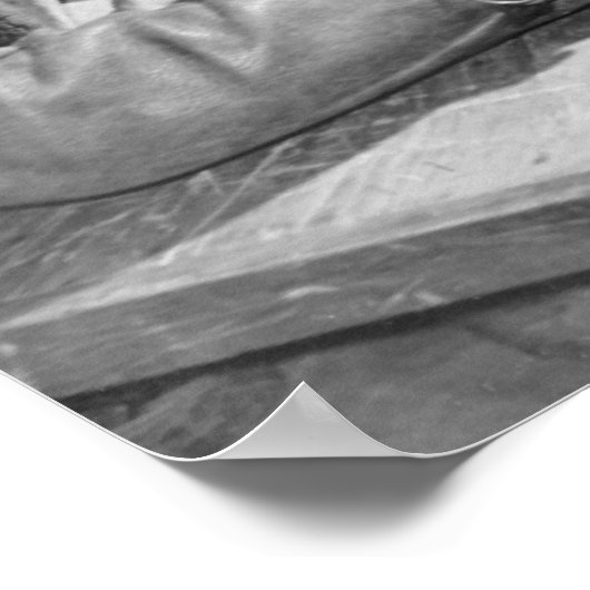 Wanderarbeitnehmer entspannen poster (Ecke)