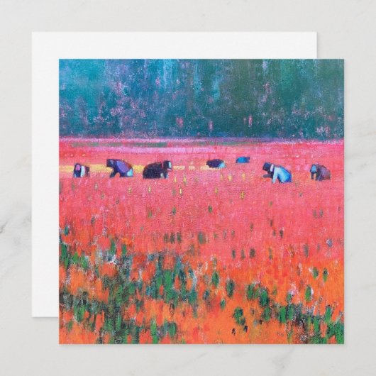 Wanderarbeitnehmer Feiertagskarte (Vorne/Hinten)