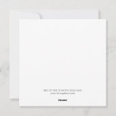 Wanderarbeitnehmer Feiertagskarte (Rückseite)