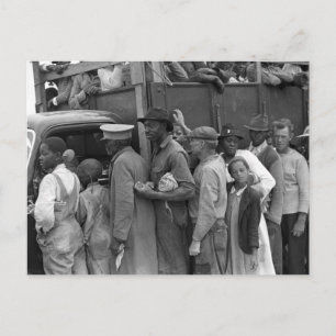 Wanderarbeitnehmer im Pflanzenbereich: 1939 Postkarte