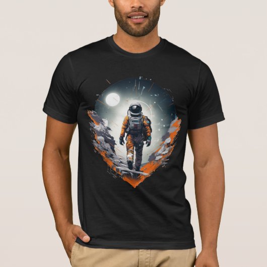 Wanderastronaut T-Shirt (Vorderseite)