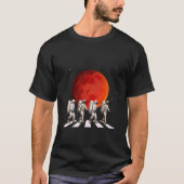 Wanderastronauten Weltraumplaneten Weltraumgalaxie T-Shirt (Vorderseite)