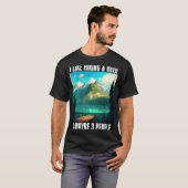 Wanderausrüstung Bier & Wandergipfel Bier Wanderer T-Shirt (Vorne ganz)