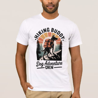 Wanderbegleiter-Hundeliebhaber-Abenteuer-T-Shirt T-Shirt