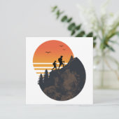 Wanderberg Karte (Stehend Vorderseite)