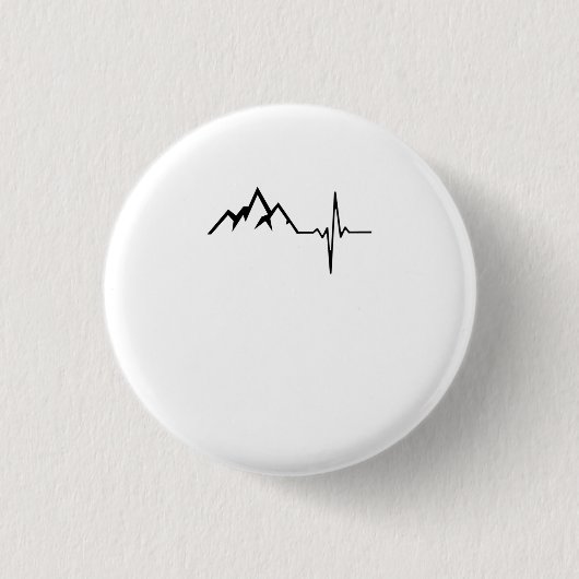 Wanderberge Herzschlag Button (Vorderseite)