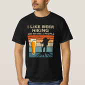 Wanderbierwandergeschenk T-Shirt (Vorderseite)