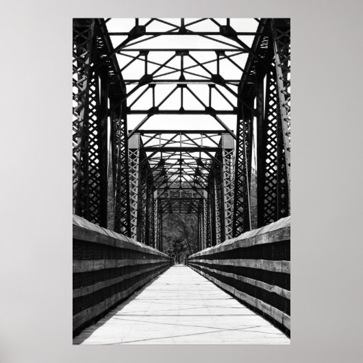 Wanderbrücke Poster (Vorne)