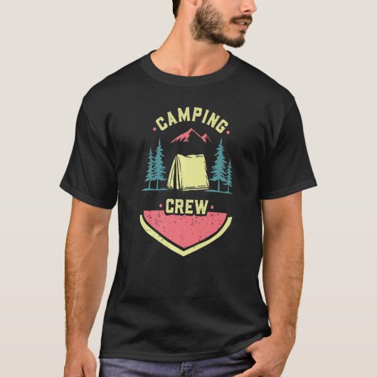 Wandercamp Matching Campfire Sommerferienlager T-Shirt (Vorderseite)