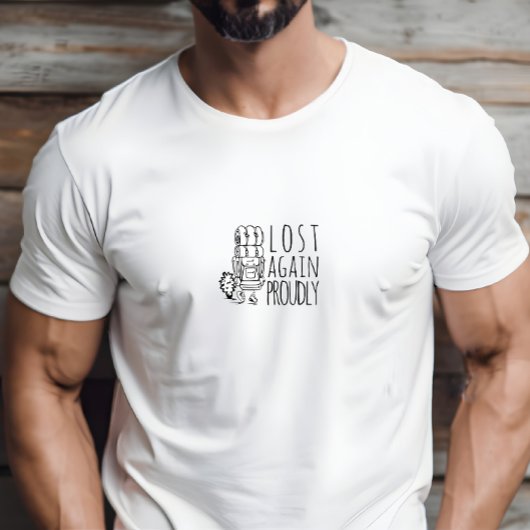 Wandercamping Humor schwarz T-Shirt