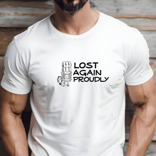 Wandercamping Humor schwarz T-Shirt