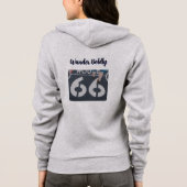 Wandere kühn hoodie (Rückseite)