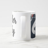 Wandere kühn Jumbo-Tasse (Rückseite)