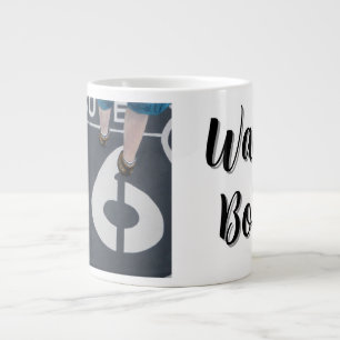 Wandere kühn Jumbo-Tasse