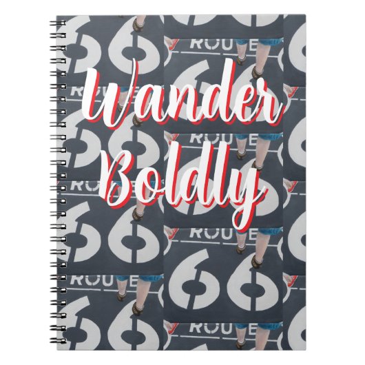 Wandere kühn notizblock (Vorderseite)