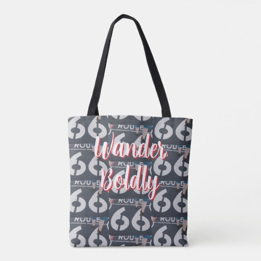 Wandere kühn tasche (Rückseite)