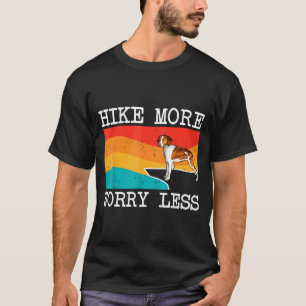 Wandere mehr, sorge dich weniger Bretagne Grafik W T-Shirt
