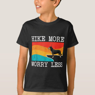 Wandere mehr, sorge dich weniger Entlebucher Senne T-Shirt