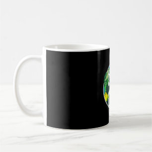 Wandere mehr, sorge dich weniger lustig cool motiv kaffeetasse